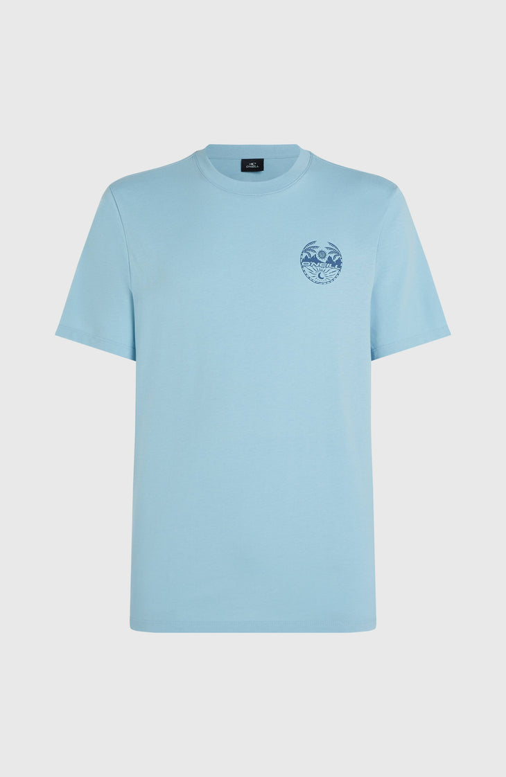 T-shirt Back Print | Morning Glory Melange