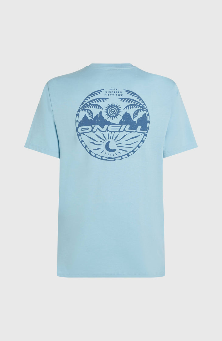 T-shirt Back Print | Morning Glory Melange