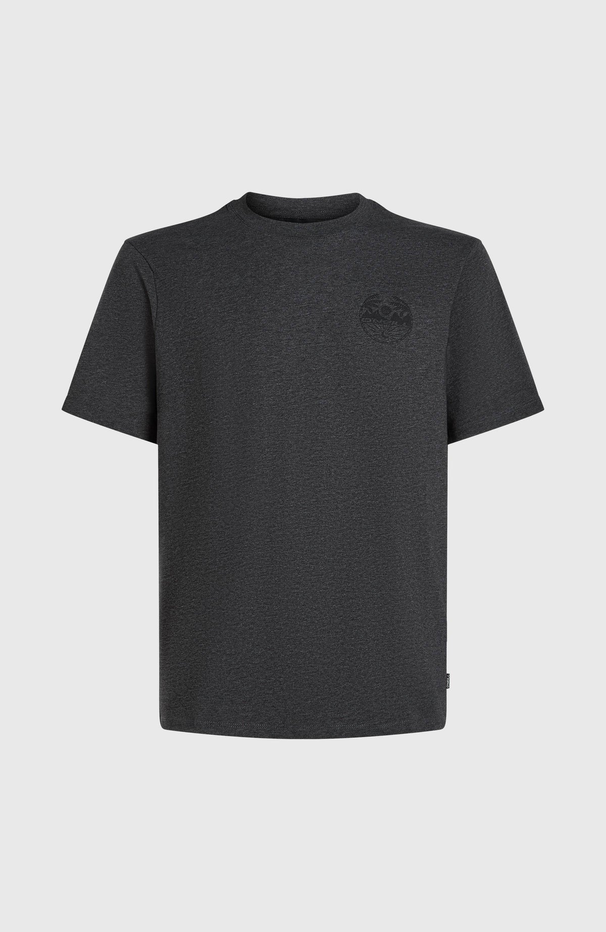 T-shirt Back Print | Black Out Melange