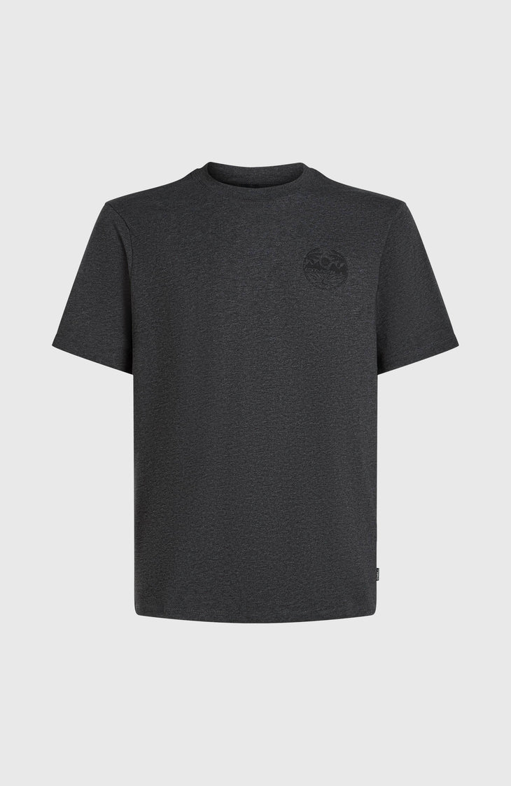 T-shirt Back Print | Black Out Melange