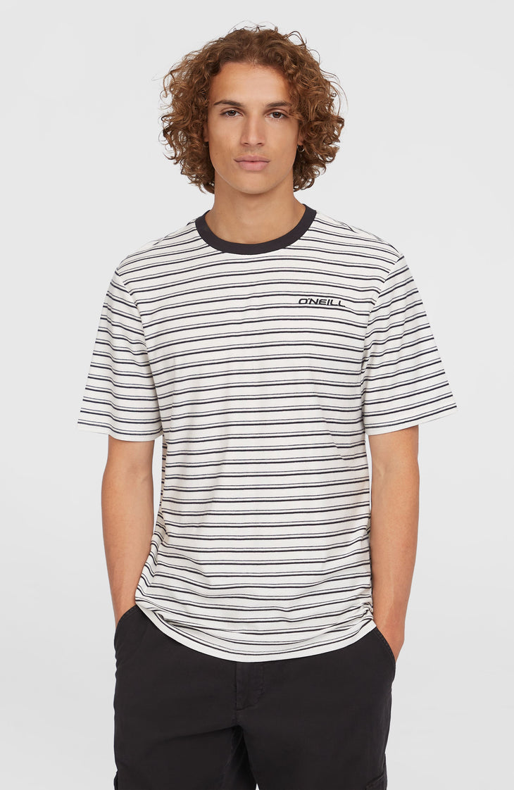 T-shirt Yarn Stripe | White Cali Stripe