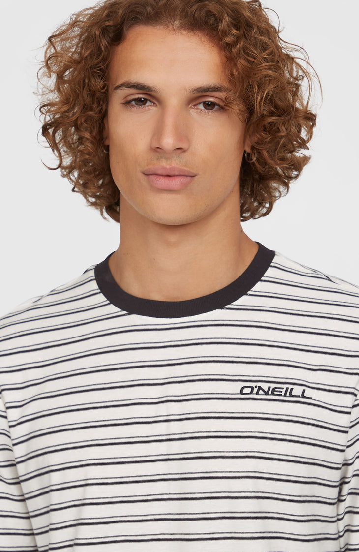 T-shirt Yarn Stripe | White Cali Stripe