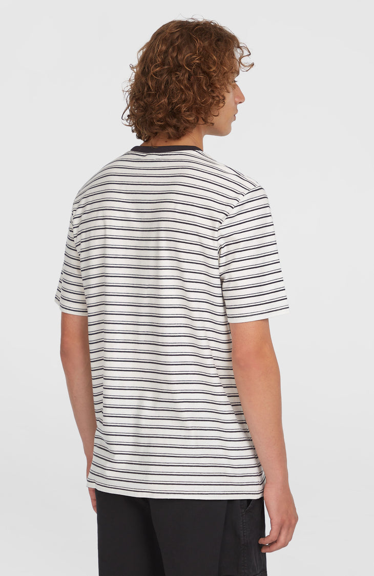 T-shirt Yarn Stripe | White Cali Stripe