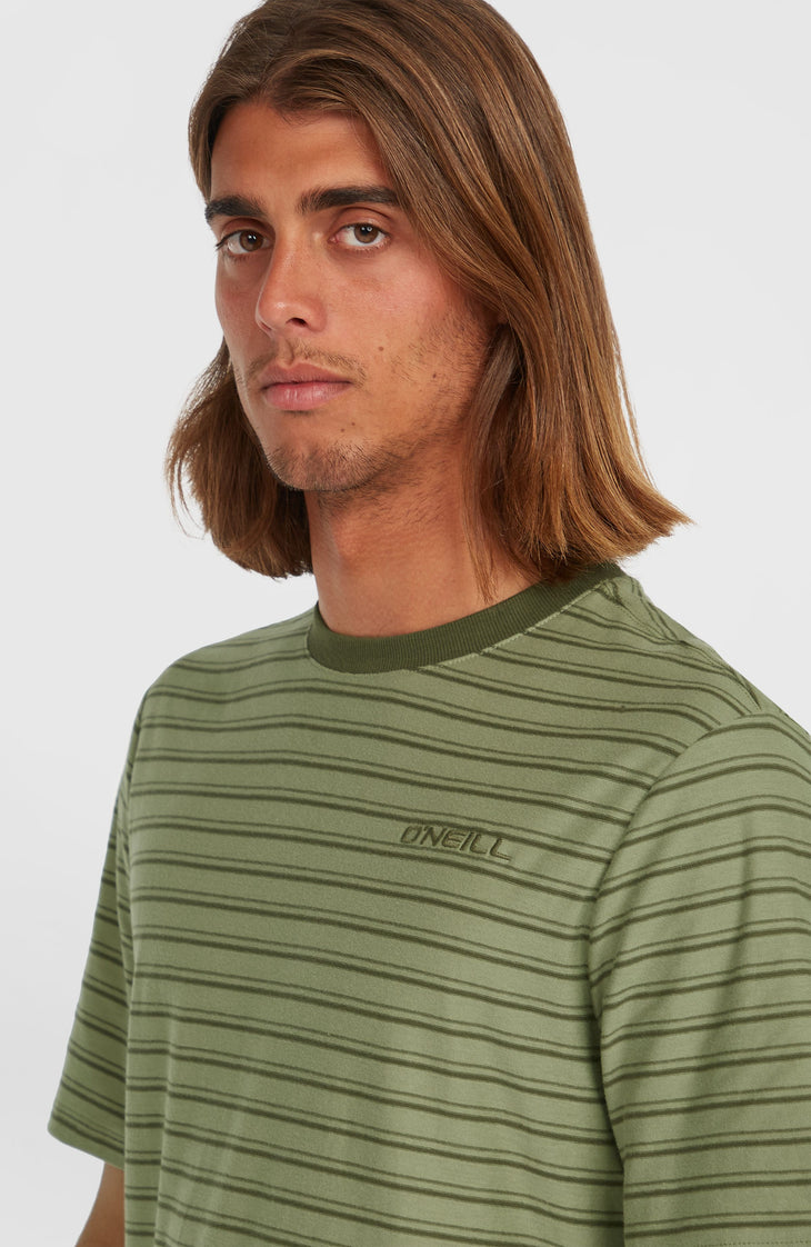 T-shirt Yarn Stripe | Green Cali Tee Stripe