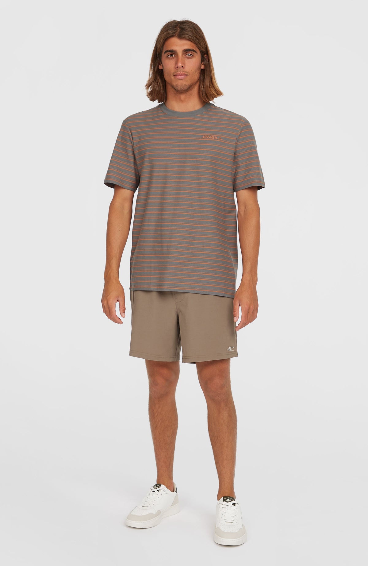 T-shirt Yarn Stripe | Grey Cali Stripe