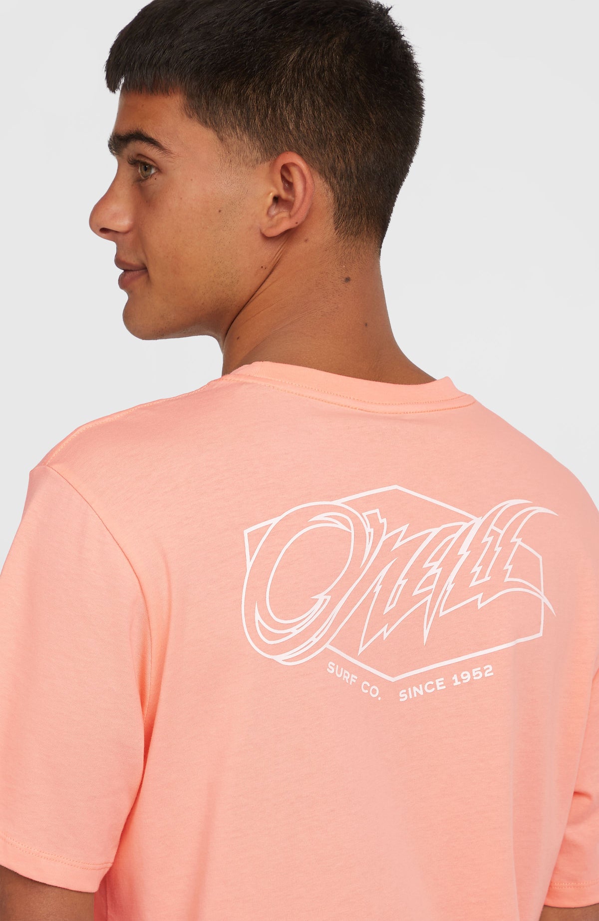 T-shirt Box Logo | Coral Pop