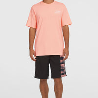 T-shirt Box Logo | Coral Pop