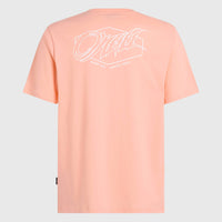 T-shirt Box Logo | Coral Pop