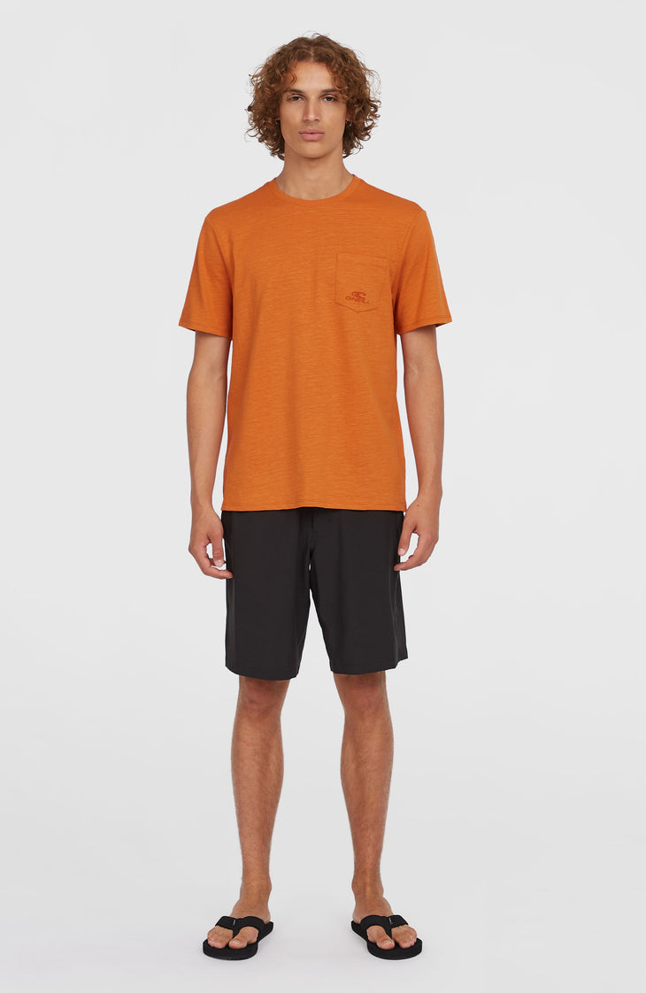 T-shirt Slub Chest Pocket | Cinnamon Stick