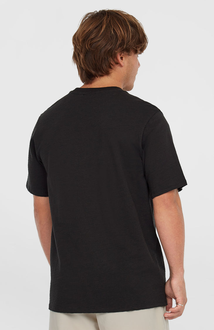 T-shirt Slub Chest Pocket | Black Out