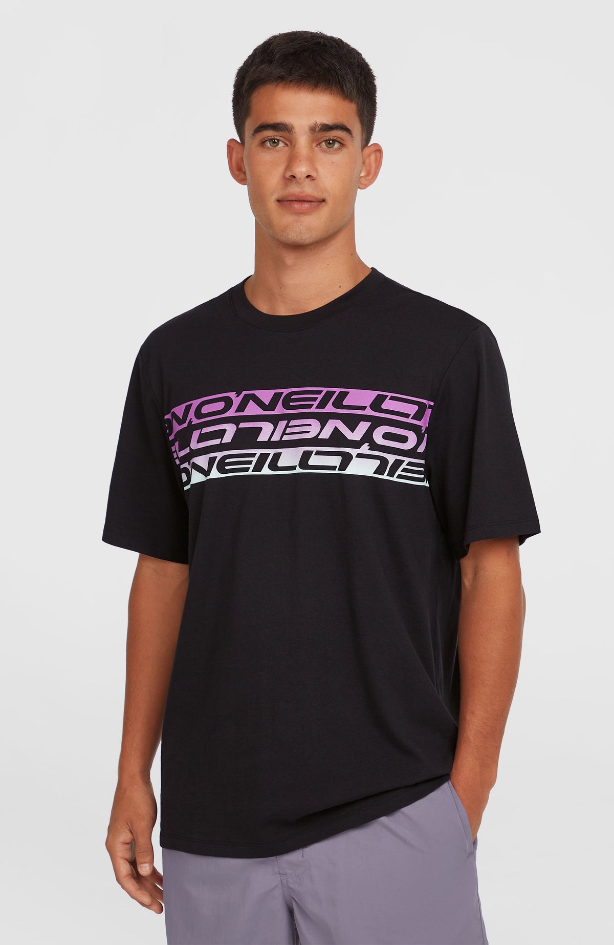 T-shirt Stripe | Black Out