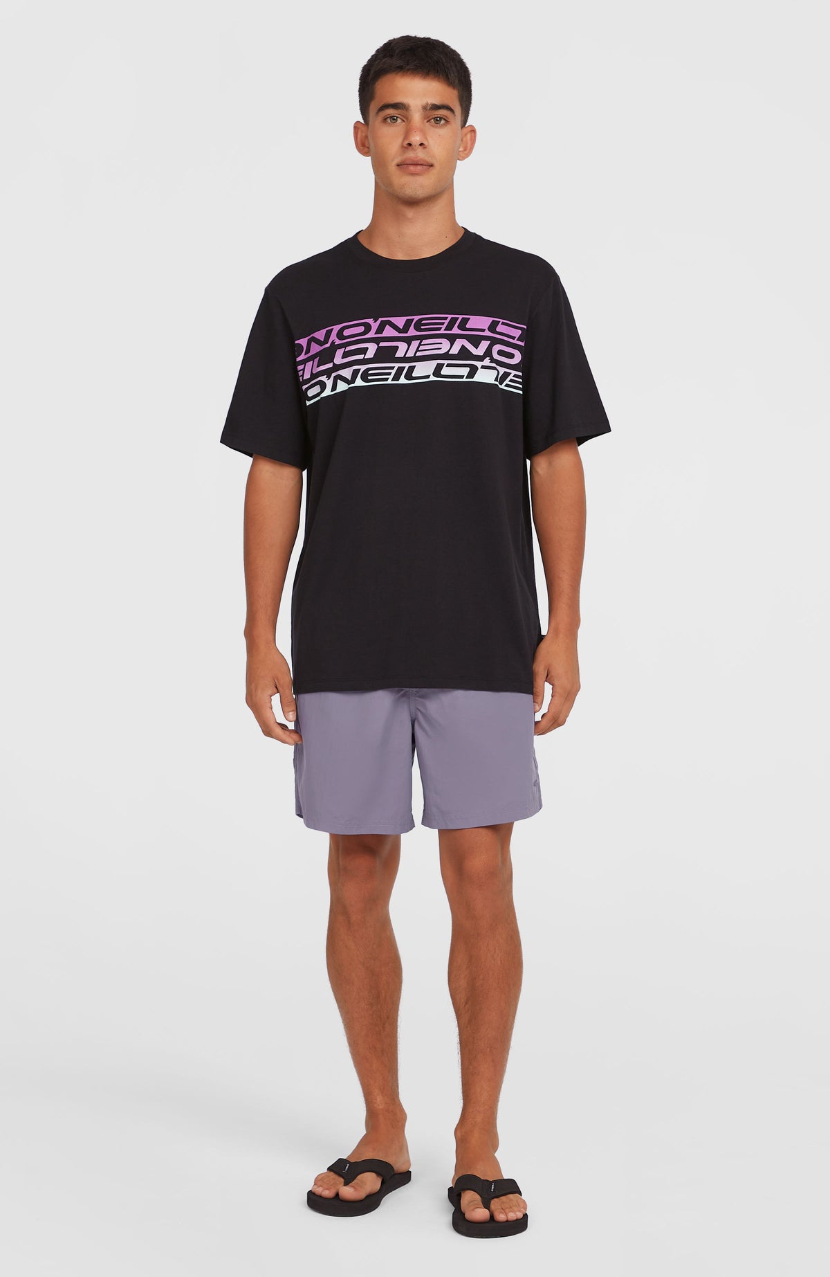 T-shirt Stripe | Black Out