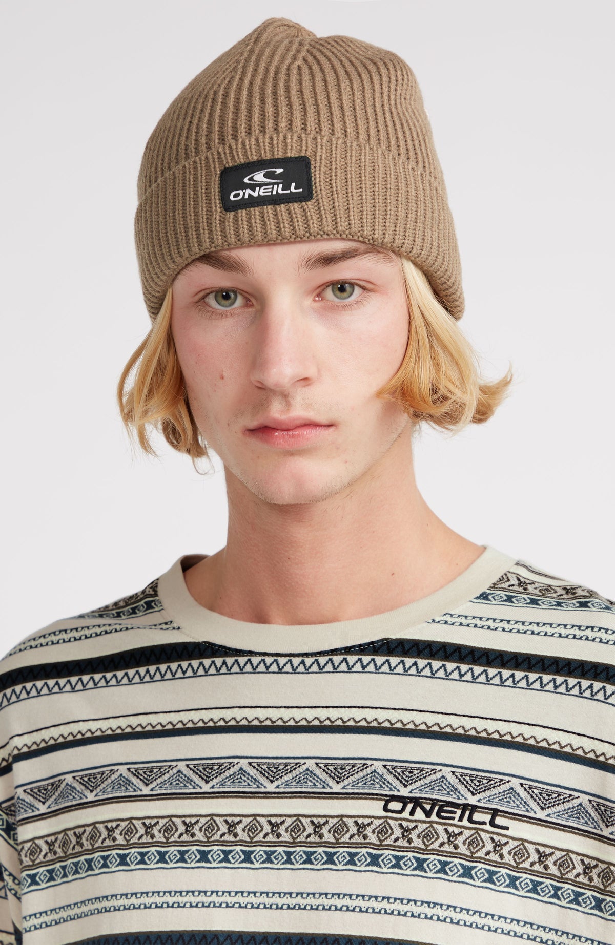 T-shirt Ikat Jacquard | Grey Ikat Stripe