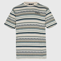 T-shirt Ikat Jacquard | Grey Ikat Stripe