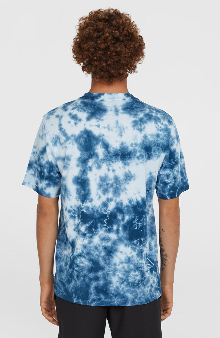 T-shirt Tie Dye Graphic | Blue Tie Dye Print