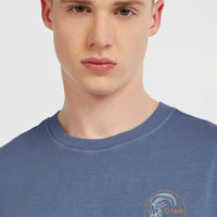 T-shirt O'Riginals Retro Back-Print | Mozart Blue