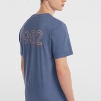 T-shirt O'Riginals Retro Back-Print | Mozart Blue