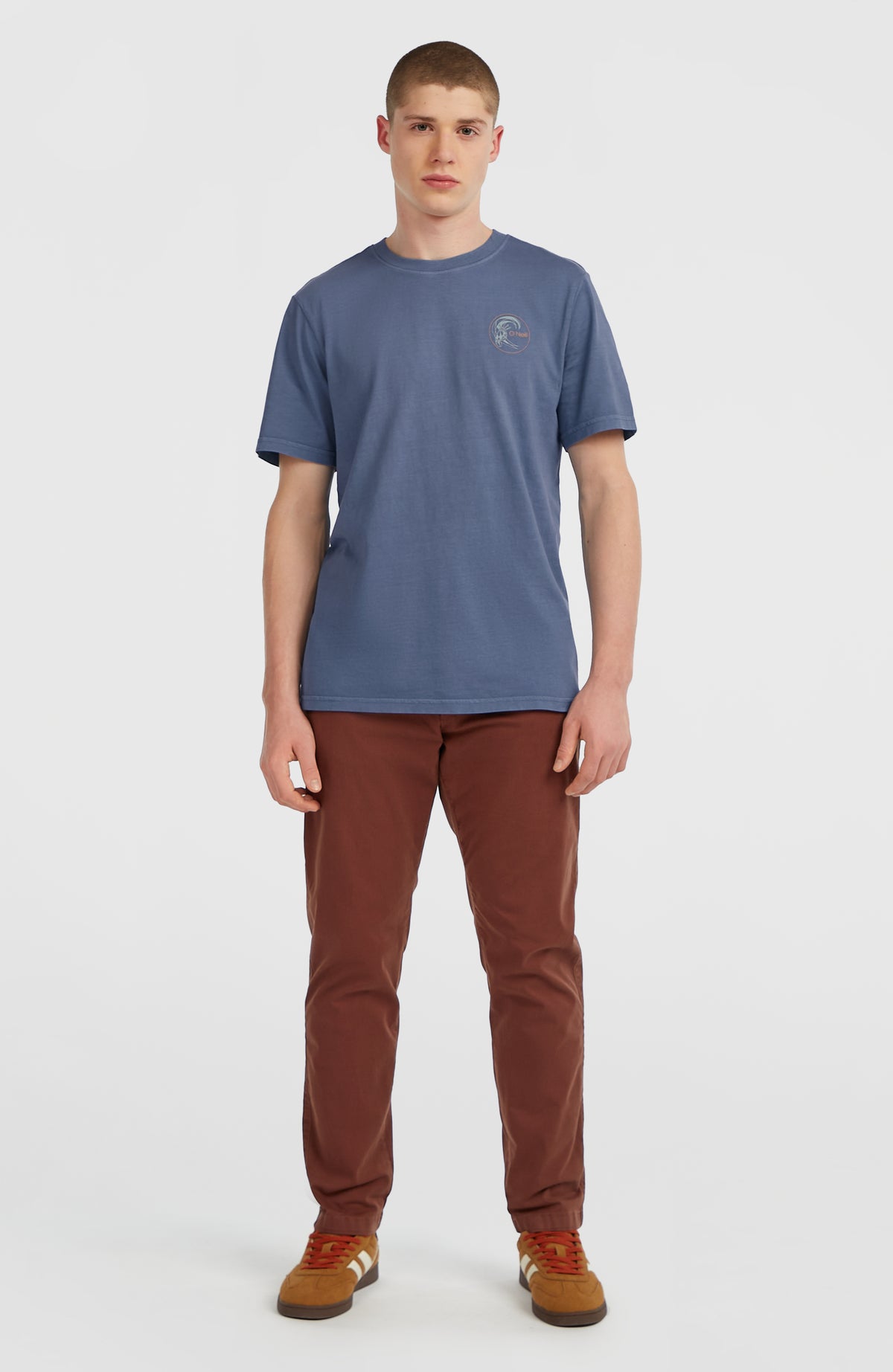 T-shirt O'Riginals Retro Back-Print | Mozart Blue