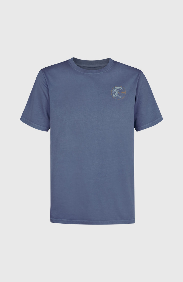 T-shirt O'Riginals Retro Back-Print | Mozart Blue