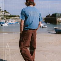 T-shirt O'Riginals Retro Back-Print | Mozart Blue