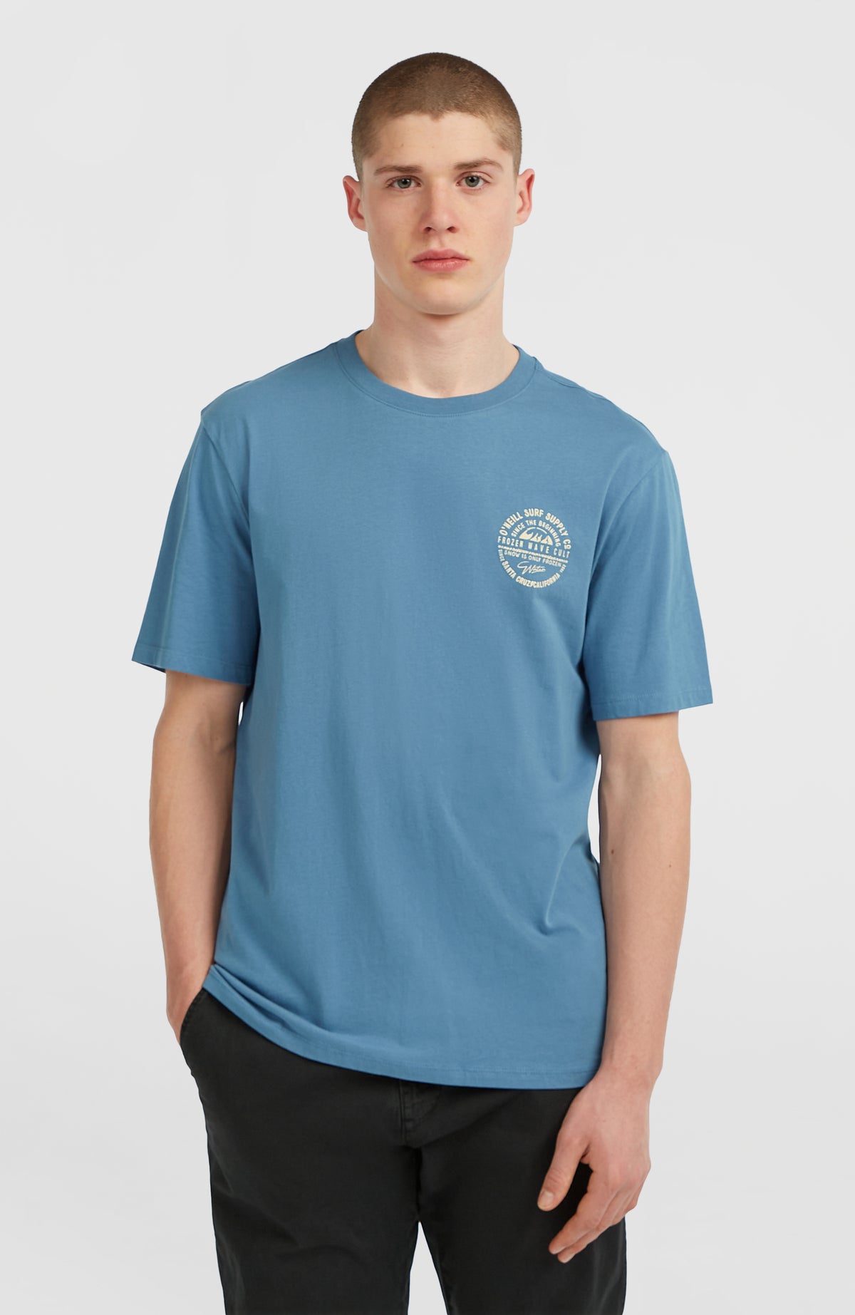 T-shirt Chest Print | Mozart Blue