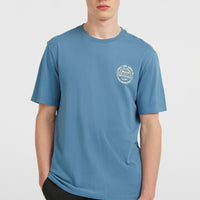 T-shirt Chest Print | Mozart Blue