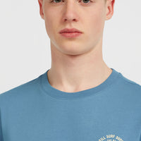 T-shirt Chest Print | Mozart Blue