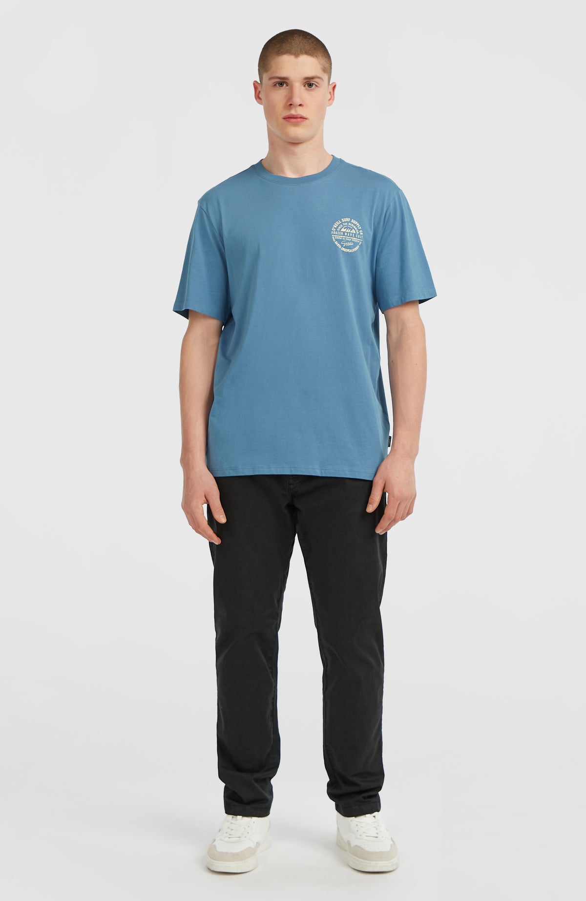 T-shirt Chest Print | Mozart Blue