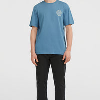 T-shirt Chest Print | Mozart Blue