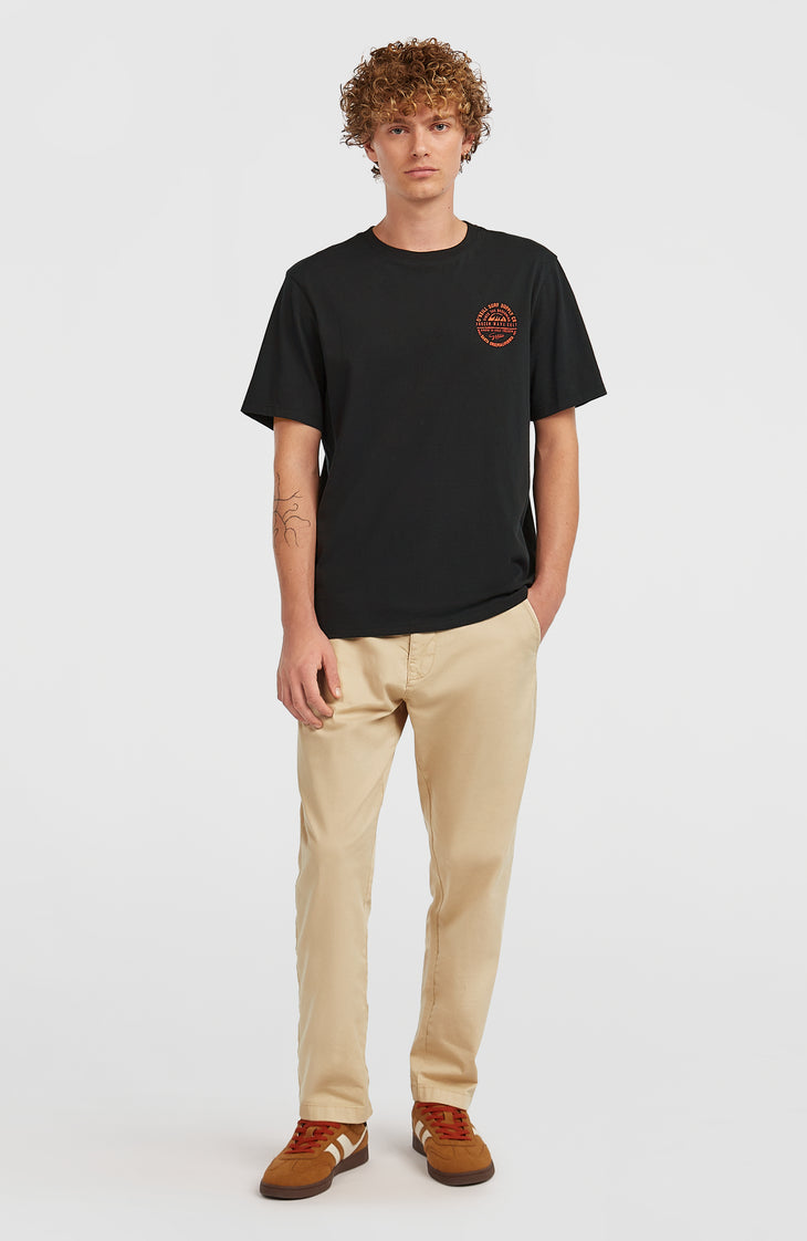 T-shirt Chest Print | Black Out