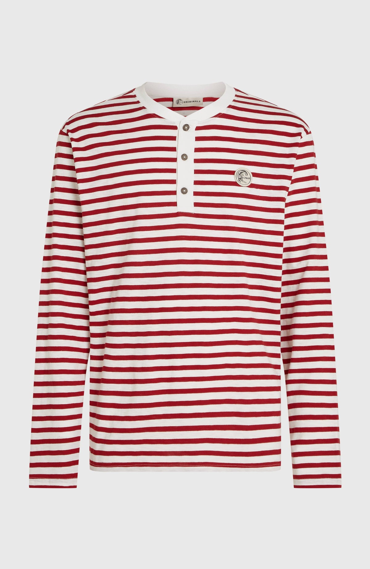 T-shirt manches longues O'Riginals | White/Red Originals Stripe