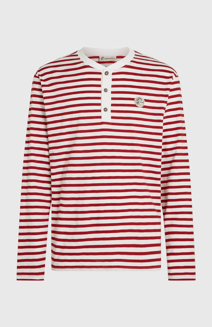 T-shirt manches longues O'Riginals | White/Red Originals Stripe