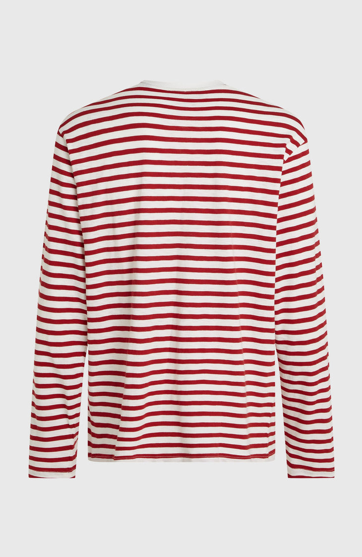 T-shirt manches longues O'Riginals | White/Red Originals Stripe