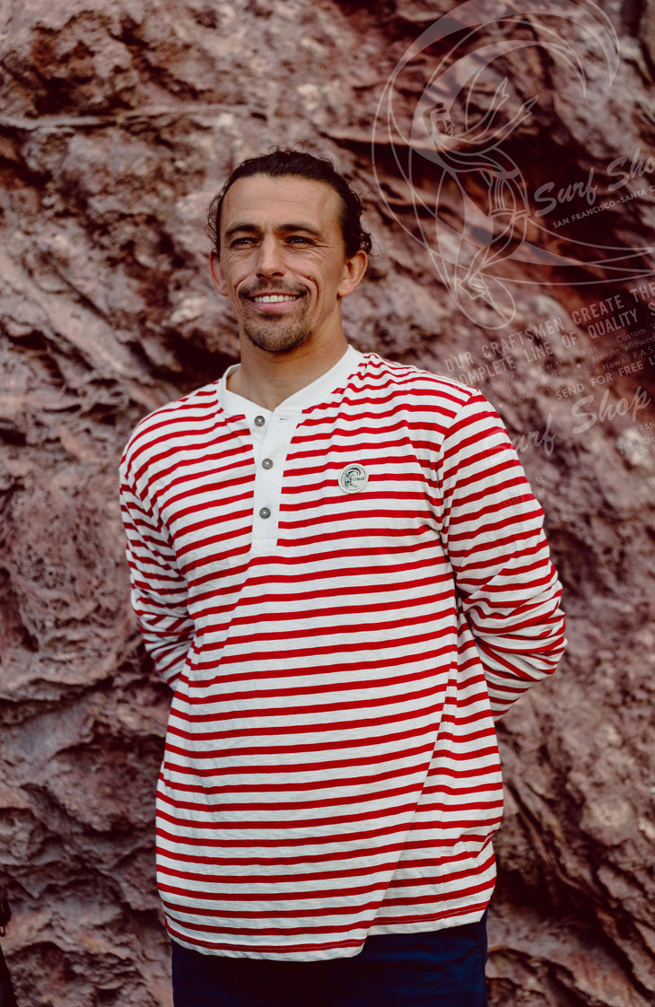 T-shirt manches longues O'Riginals | White/Red Originals Stripe
