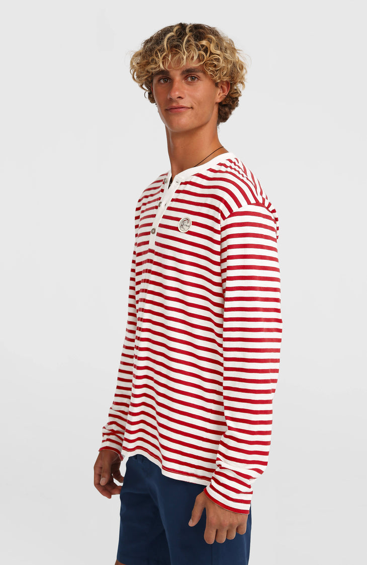 T-shirt manches longues O'Riginals | White/Red Originals Stripe