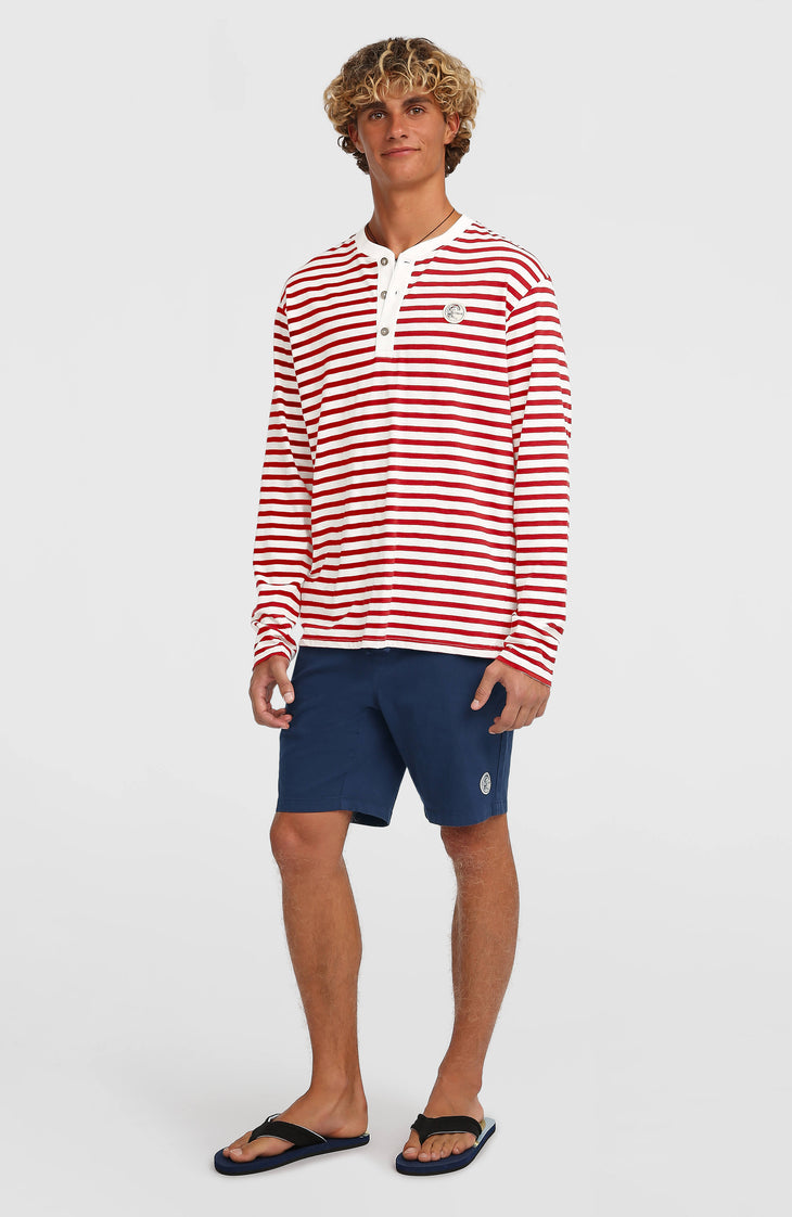 T-shirt manches longues O'Riginals | White/Red Originals Stripe