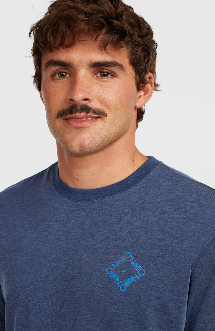 T-shirt O'Neill Hybrid Polygiene Back-Print | English Evening