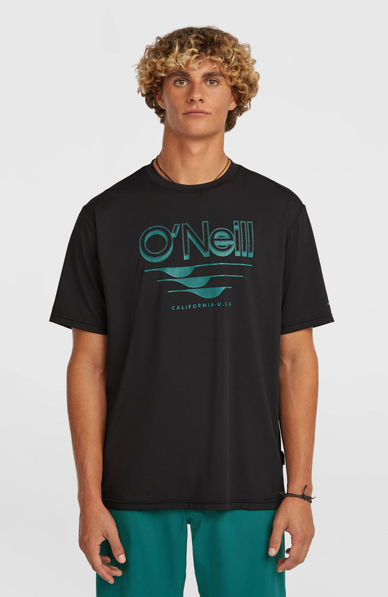 T-shirt O'Neill Hybrid UPF 50+ Polygiene Graphic | Black Out