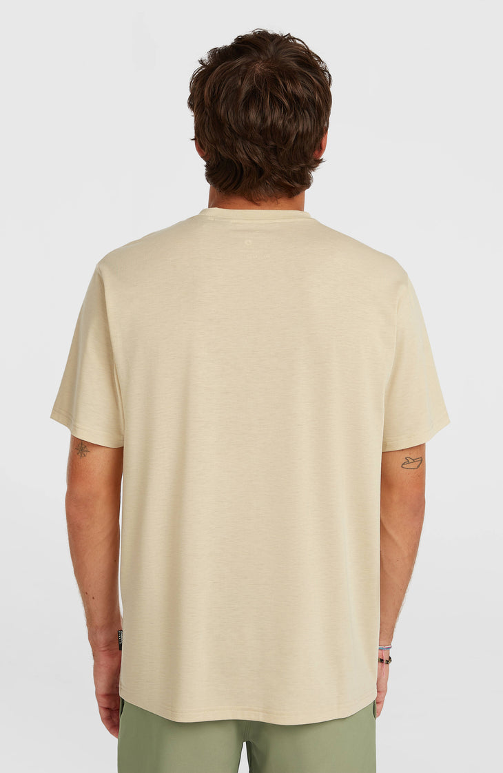 T-shirt O'Neill Hybrid Polygiene Graphic | Cocoa Sand