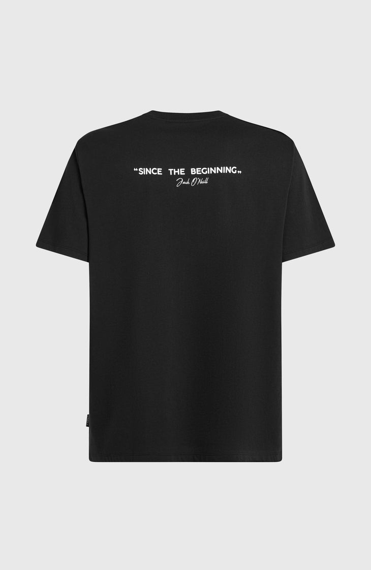 T-shirt Polygiene Cotton Graphic | Black Out