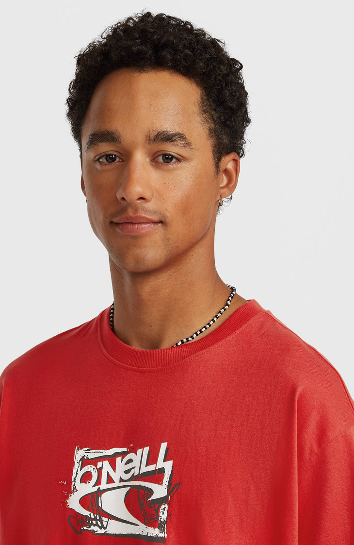 T-shirt Essentials 90s Logo | High Risk Red