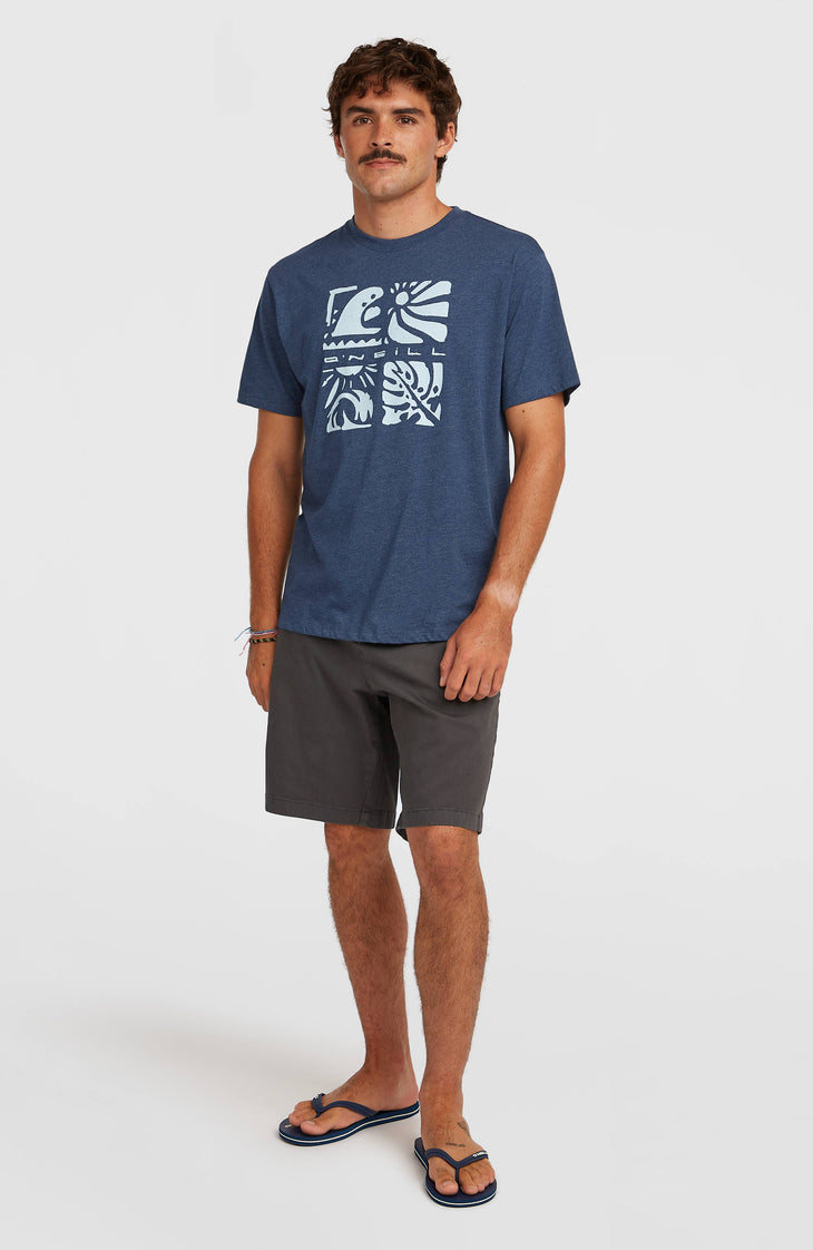 T-shirt O'Neill Melange Front-Print | English Evening