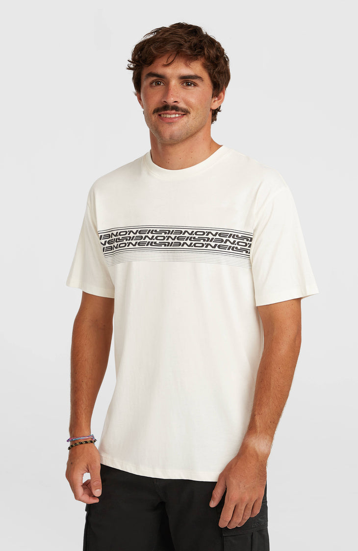 T-shirt O'Neill Logo Stripe | Snow White