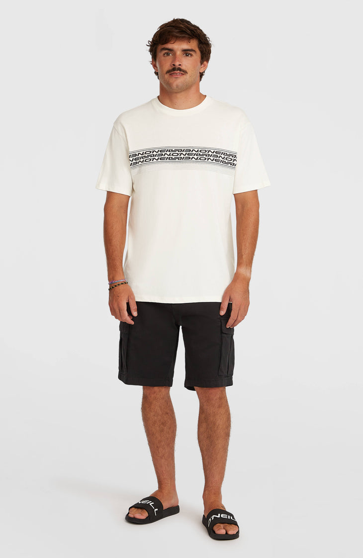T-shirt O'Neill Logo Stripe | Snow White