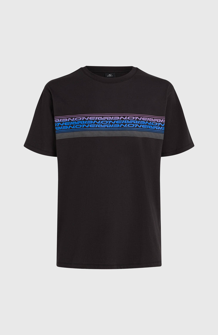 T-shirt O'Neill Logo Stripe | Black Out