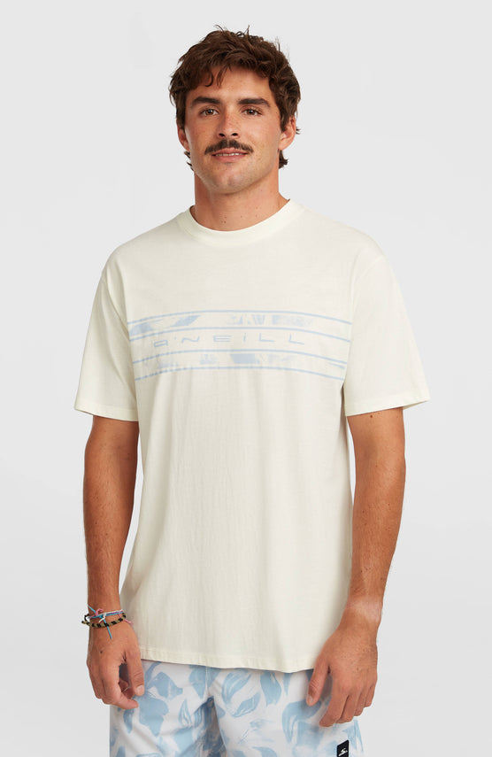 T-shirt O'Neill Flower Stripe | Snow White