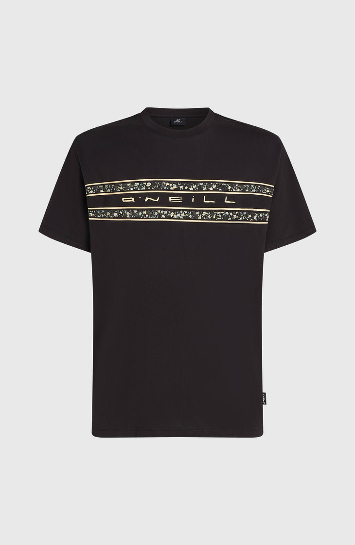 T-shirt O'Neill Flower Stripe | Black Out