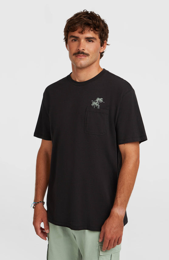 T-shirt Chest Pocket | Black Out