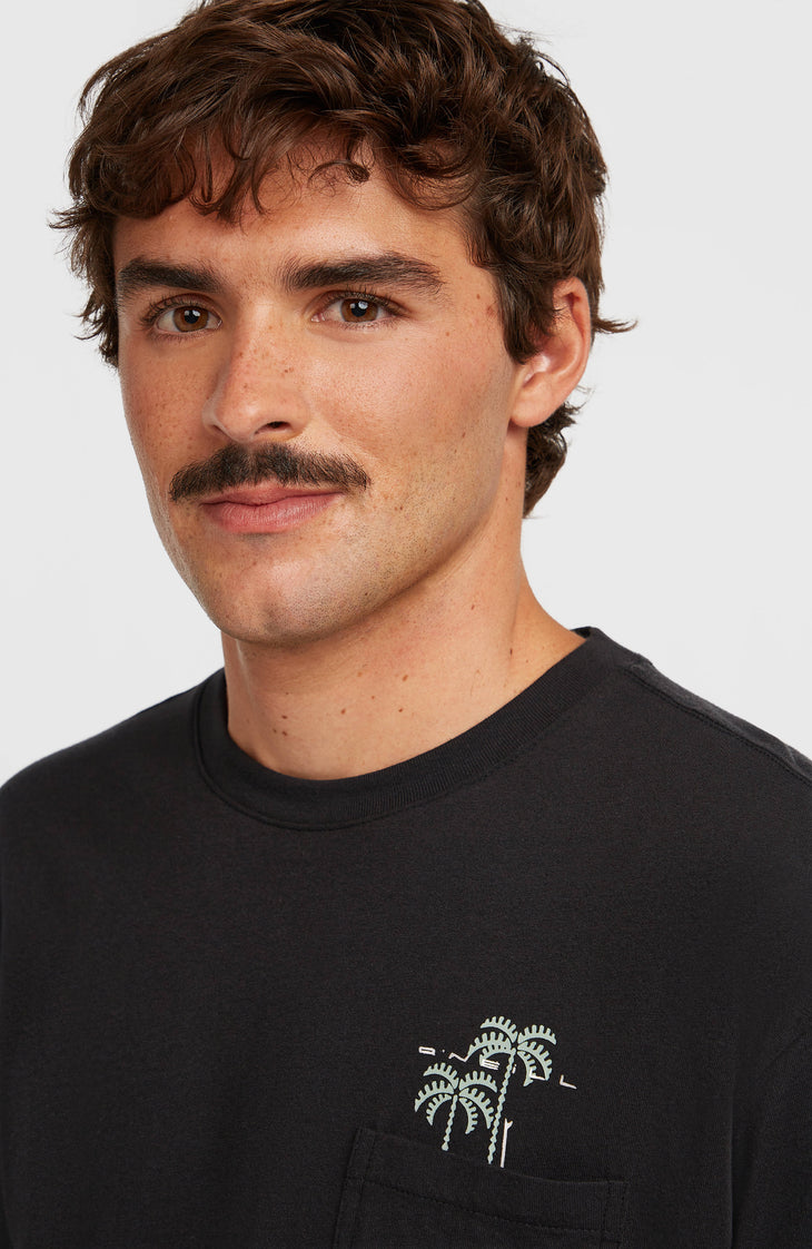 T-shirt Chest Pocket | Black Out
