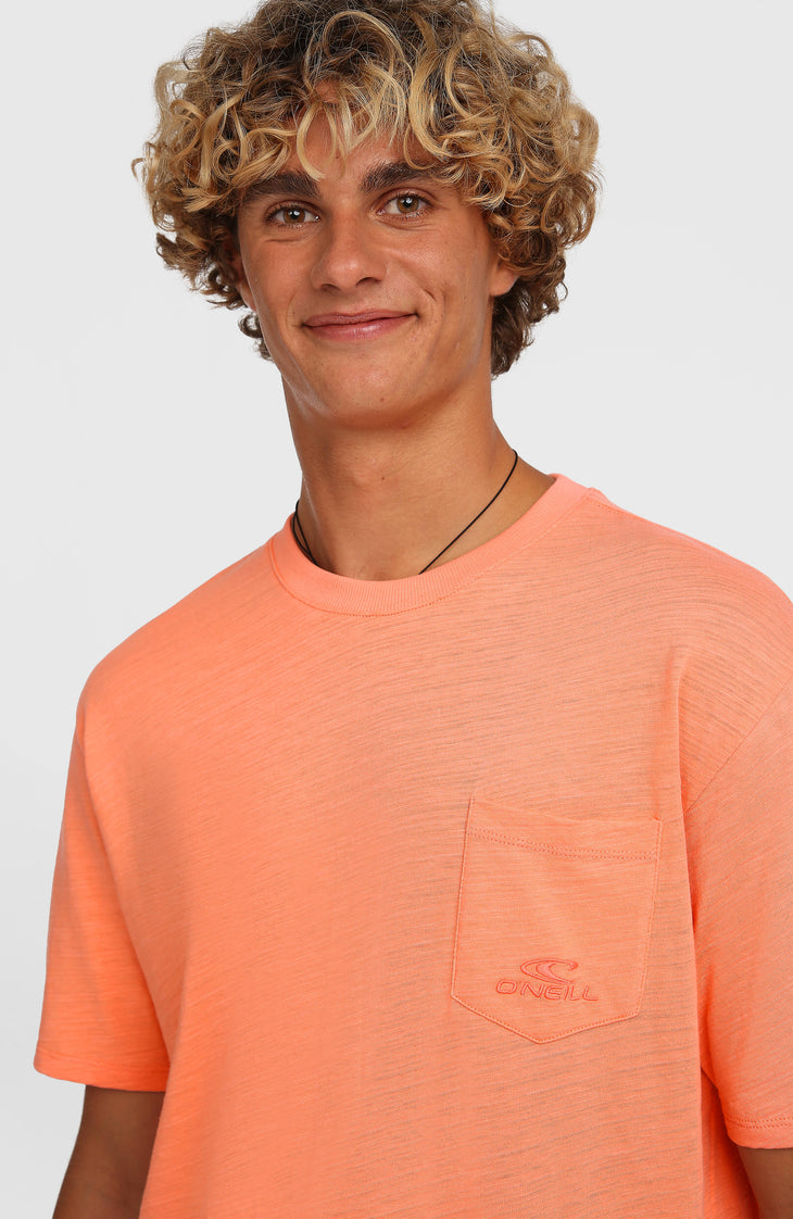 T-shirt O'Neill Slub Chest Pocket | Funky Peach